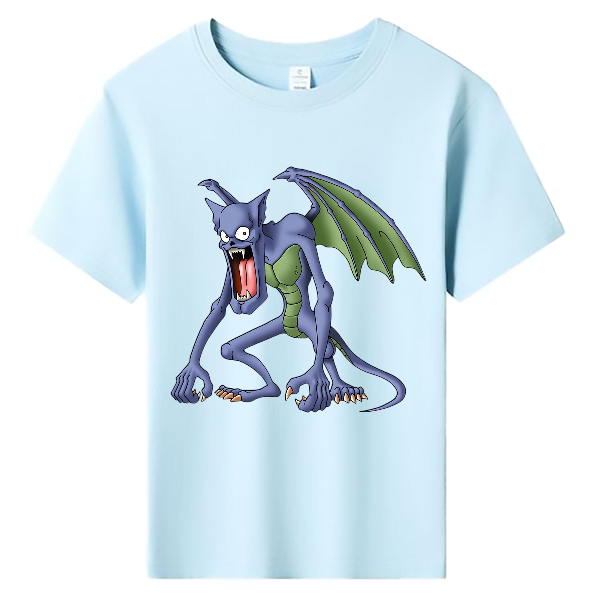 （画像用） ドラゴンクエスト Doragon Kuesuto Dragon Quest 綿100％キッズTシャツ（フロントプリント）
